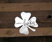 Thumbnail for Lucky Four Leaf Clover Sign