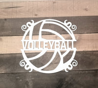 Thumbnail for Custom Volleyball Name Sign | Metal Volleyball Name Wall Art | Sports Decor | Kids Room Decor | Personalized Teen Birthday Gift Idea