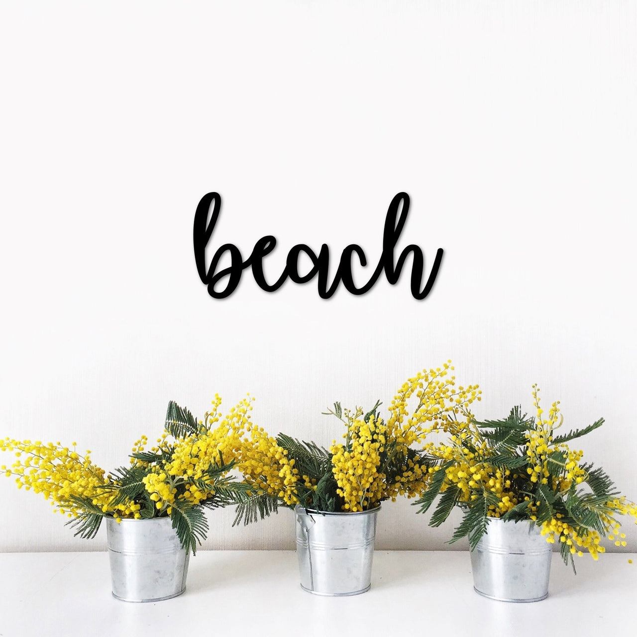 Beach Sign | Metal Beach House Decor | Beach and Wall Art | Beach House Gift | Beach Life | Beach Lovers Gift | Tropical and Coastal Word