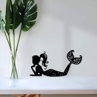 Thumbnail for Mermaid Metal Sign | Mermaid Tail Art | Mermaid Decor for Girls Room | Ocean Life Bathroom Decor | Mermaid for the Nursery | Mermaid Gifts