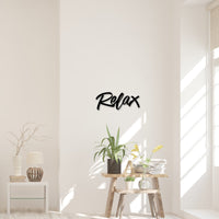 Thumbnail for Relax Metal Sign | Relaxation Gifts | Relax Letters Master Bathroom Wall Decor | Relax Sign | Gift for Women | Gift for Her | Word Art