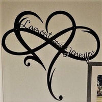 Thumbnail for Personalized Heart Infinity Sign