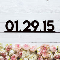 Thumbnail for Wedding Date Sign