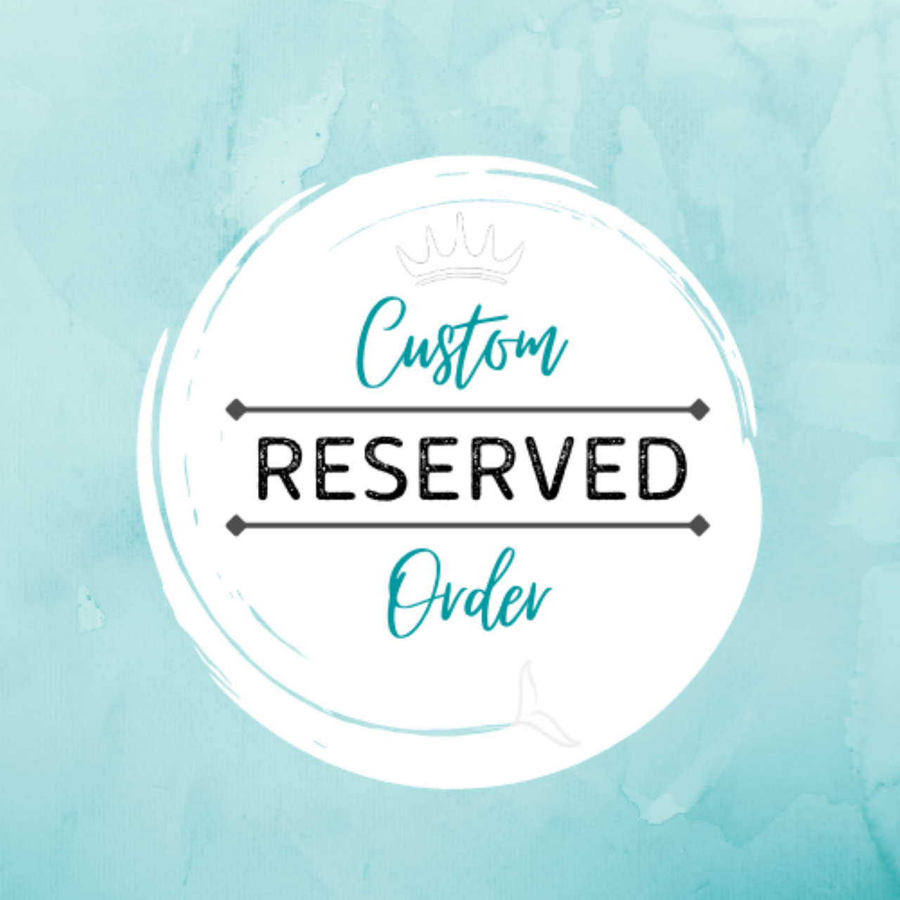 Custom Order for Oscar Lardizabal