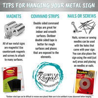 Thumbnail for Meals and Memories Made Here Sign | Metal Kitchen Art
