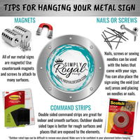 Thumbnail for Round Hello Sign | Outdoor Metal Front Door Hanger | Minimalist Hello Circle