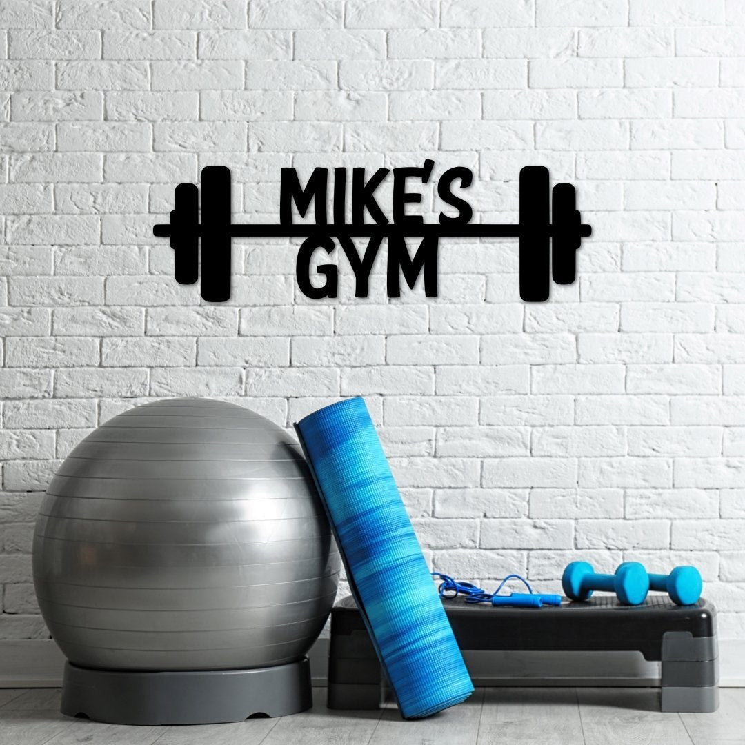 Personalized Gym Sign