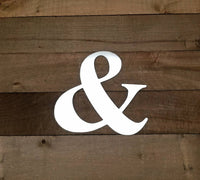 Thumbnail for Ampersand Metal Sign | And Metal Art for Wall Grouping | Gallery Wall Art | Mantel Decor | Family Wall Sign for Living or Family Room