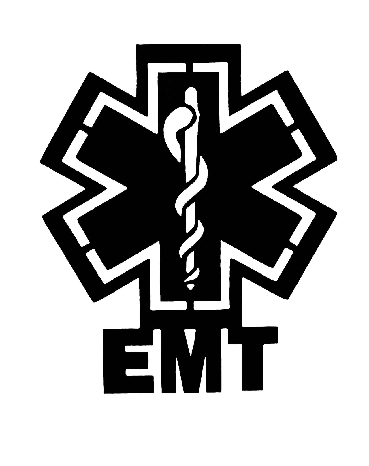EMT Sign |First Responders Metal Wall Decor | EMT Gifts | Medical Decor | Metal Cutout Medical Badge | Gift for EMT | Medical Wall Art