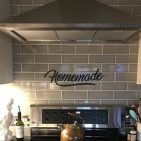 Thumbnail for Homemade Sign Metal Wall Art | Homemade Metal Sign | Farmhouse Style Decor | Metal Words for the Wall | Homemade Word Art | Kitchen Sign