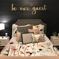 Thumbnail for Be Our Guest Sign | Metal Wall Words | Guest Bedroom and Bathroom Decor | Metal Cutout | Be Our Guest Wall Quote Metal Word Art | Word Decor