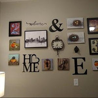 Thumbnail for Heart Home Sign | Metal Wall Decor | Home Word with Heart Metal Wall Art | Living Room Decor | | Word Art Cutout | Housewarming Home Sign