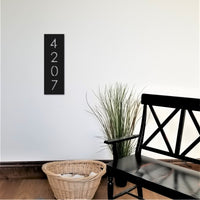 Thumbnail for Metal Address Numbers | Rectangle Address Sign with Numbers Cutout | Address Marker Sign | Mailbox Numbers | Address Plaque for House
