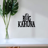 Thumbnail for Boss Gifts | Big Kahuna Sign | Tiki Decor | Surf Wall Art | Hawaiian Decor | Hawaii Art | Gift for the Boss | The Big Kahuna Metal Word Art