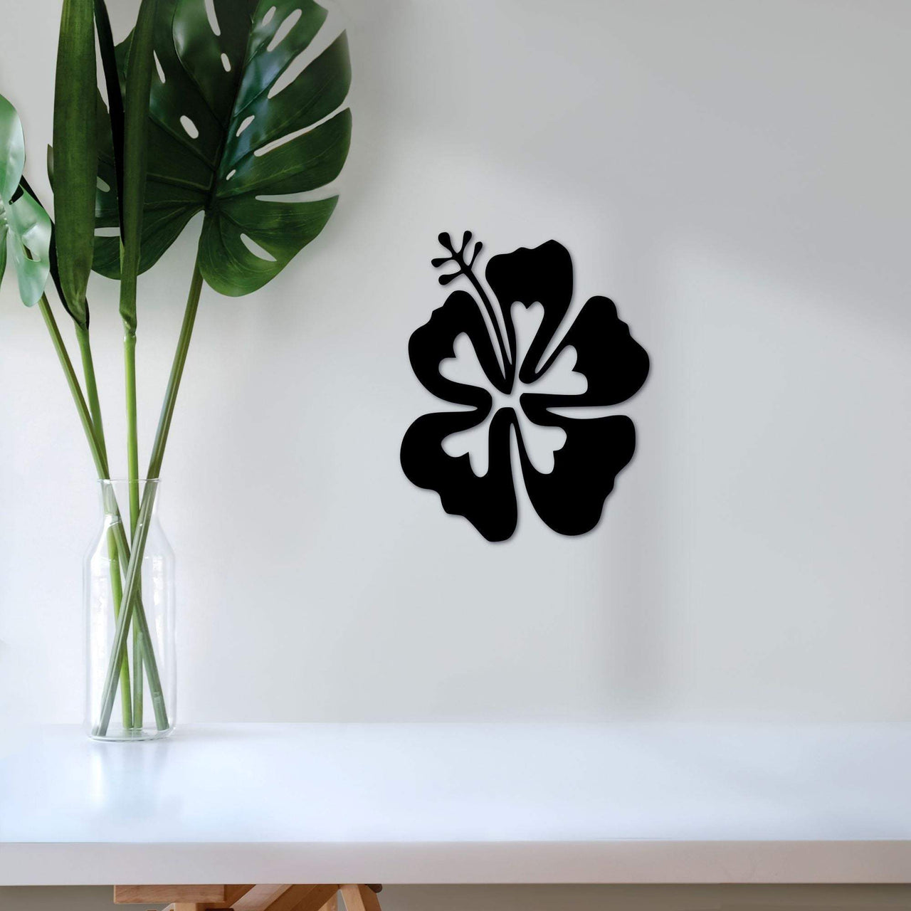 Hibiscus Flower Metal Art | Flower Decor | Beach House Decor | Tropical Hawaiian Decor | Bathroom Decor  | Hawaii Flower | Hibiscus Sign