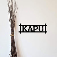 Thumbnail for Keep Out Hawaiian Sign | Metal Island Decor | Kapu Word Sign | Metal Sign for Fence | Hawaiian Decor | Hawaiian Saying  | Hawaiian Style Art
