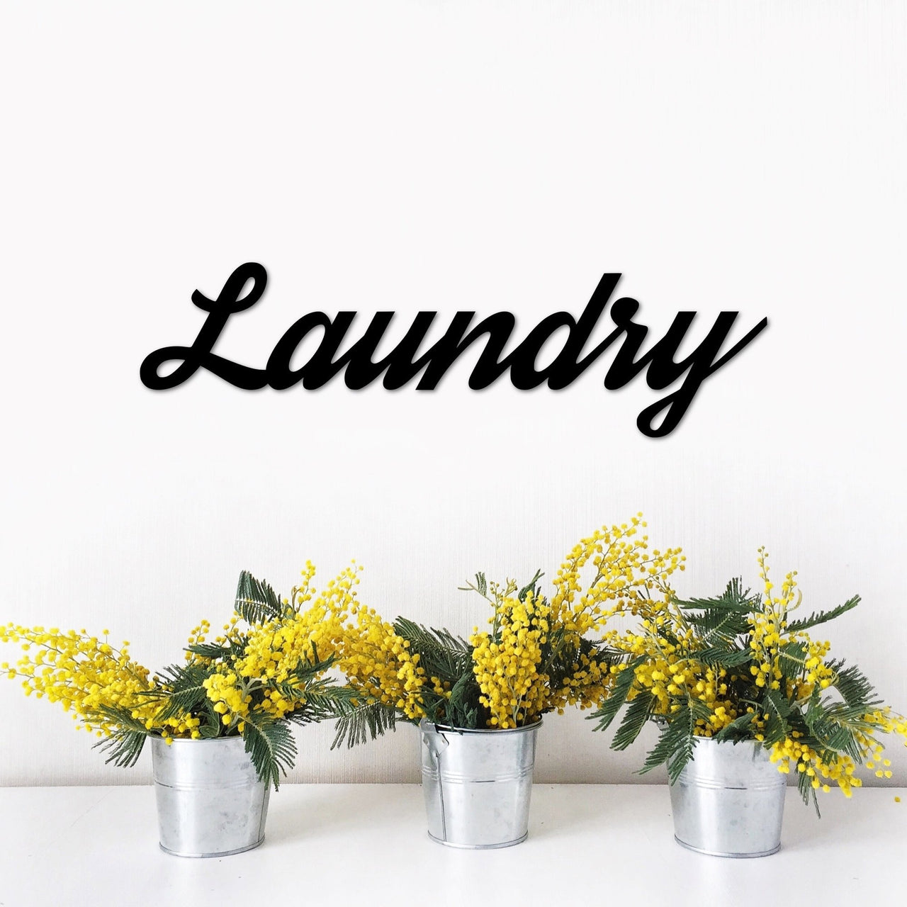 Laundry Sign | Metal Laundry Room Decor | Metal Wall Art | Laundry Room Sign | Laundry Door Sign | Metal Letters | Laundry Wall Art