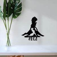 Thumbnail for Pele Volcano Metal Wall Art | Hawaiian Decor | Big Island Hawaii Volcano | Hawaiian Signs Pele Goddess Wall Art | Volcano Goddess Tiki Art