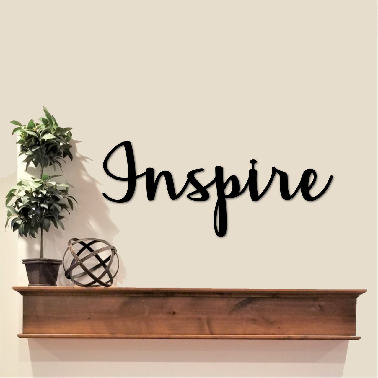 Inspire Sign | Metal Wall Decor | Wall Art | Inspire Gifts | Inspirational Wall Quote | Inspire Handmade Sign | Inspire Me Decor for Wall