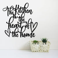 Thumbnail for The Kitchen is the Heart of the Home | Metal Kitchen Sign | Decorative Wall Art | Gift for Mom | Housewarming Gift for Kitchen