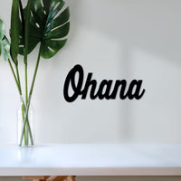 Thumbnail for Ohana Sign | Hawaiian Decor | Ohana Family Sign | Metal Wall Art | Hawaii Art | Beach Decor | Hawaii Gifts | Family Gifts | World Explorer