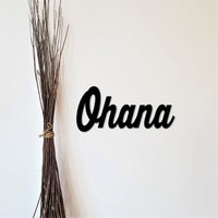 Thumbnail for Ohana Sign | Hawaiian Decor | Ohana Family Sign | Metal Wall Art | Hawaii Art | Beach Decor | Hawaii Gifts | Family Gifts | World Explorer
