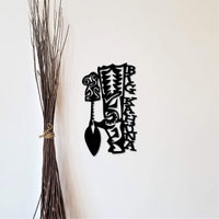 Thumbnail for Big Kahuna Metal Sign with Tiki God and Spade | Hawaiian Metal Wall Art | Hawaii Art and Decor | Hawaiian Gift for Him | Boss Gift