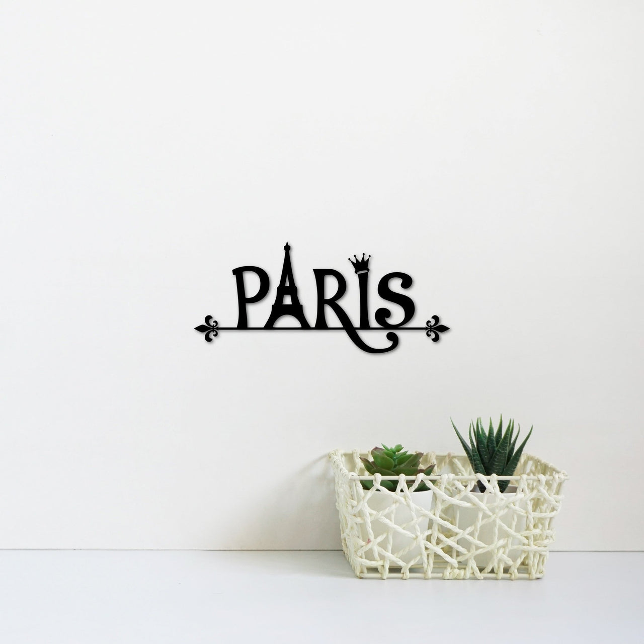 Paris Sign | Metal Wall Art | Paris Decor and Accessories | Paris Girl Bedroom and Bathroom Decor | Eiffel Tower | Paris Gift | Kitchen Sign
