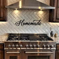 Thumbnail for Homemade Metal Sign |  Metal Words 2 FT |  Homemade Sign |  Homemade Kitchen Sign | Cursive Font Homemade | Sign for Backsplash Above Stove