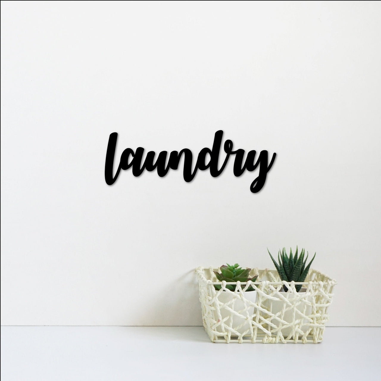 Laundry Room Sign | Metal Laundry Sign | Metal Wall Art | Laundry Decor | Script Wall Art | Door Decorations | Metal Letters | Laundry Gift