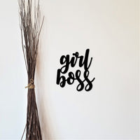 Thumbnail for Girl Boss Sign | Girl Boss Decor | Desk Accessories | Girl Boss Gifts for Women | Office Decor | Girl Boss Art | Metal Girl Boss for Her