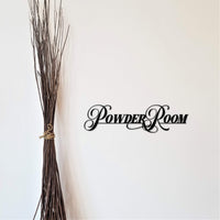 Thumbnail for Metal Powder Room Sign | Restroom Decor | Metal Wall Art | Bathroom Decor | Powder Room Wall Art | Powder Room Decor | Restroom Decoration