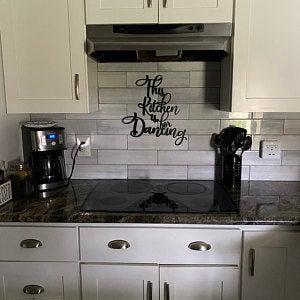 This Kitchen is for Dancing Metal Sign | Kitchen Wall Decor | Kitchen Signs | Metal Letters | Sayings for the Wall | Kitchen Wall Quotes