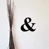 Thumbnail for Ampersand Metal Sign | And Metal Art for Wall Grouping | Gallery Wall Art | Mantel Decor | Family Wall Sign for Living or Family Room