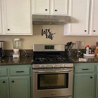 Thumbnail for Let's Eat Sign | Metal Kitchen Wall Decor