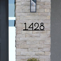 Thumbnail for Metal House Numbers Sign with Underline - Simply Royal Design