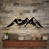 Thumbnail for Metal Mountain Range Wall Art