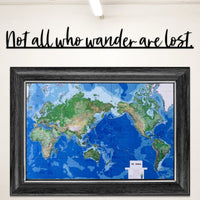 Thumbnail for Not all who wander are lost Sign | Metal Wall Art - Simply Royal Design