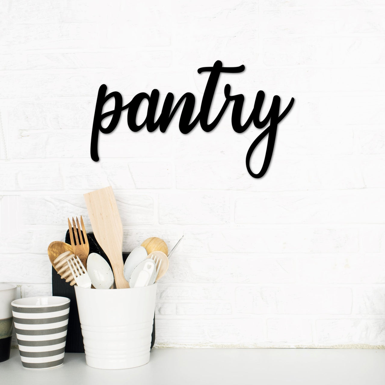 Pantry Sign Metal Wall Decoration