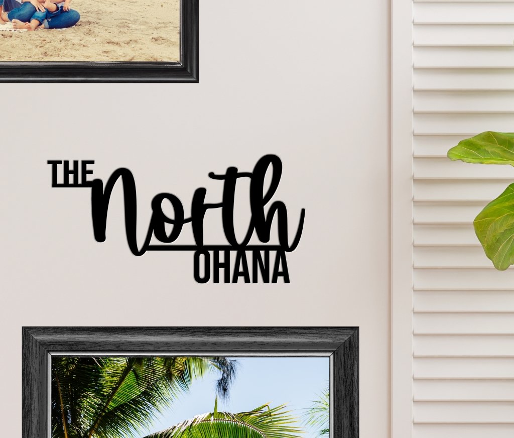 Personalized Ohana Name Sign - Simply Royal Design