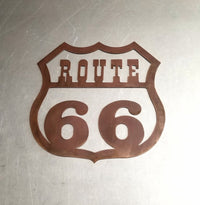 Thumbnail for Route 66 Sign Metal Wall Art - Simply Royal Design
