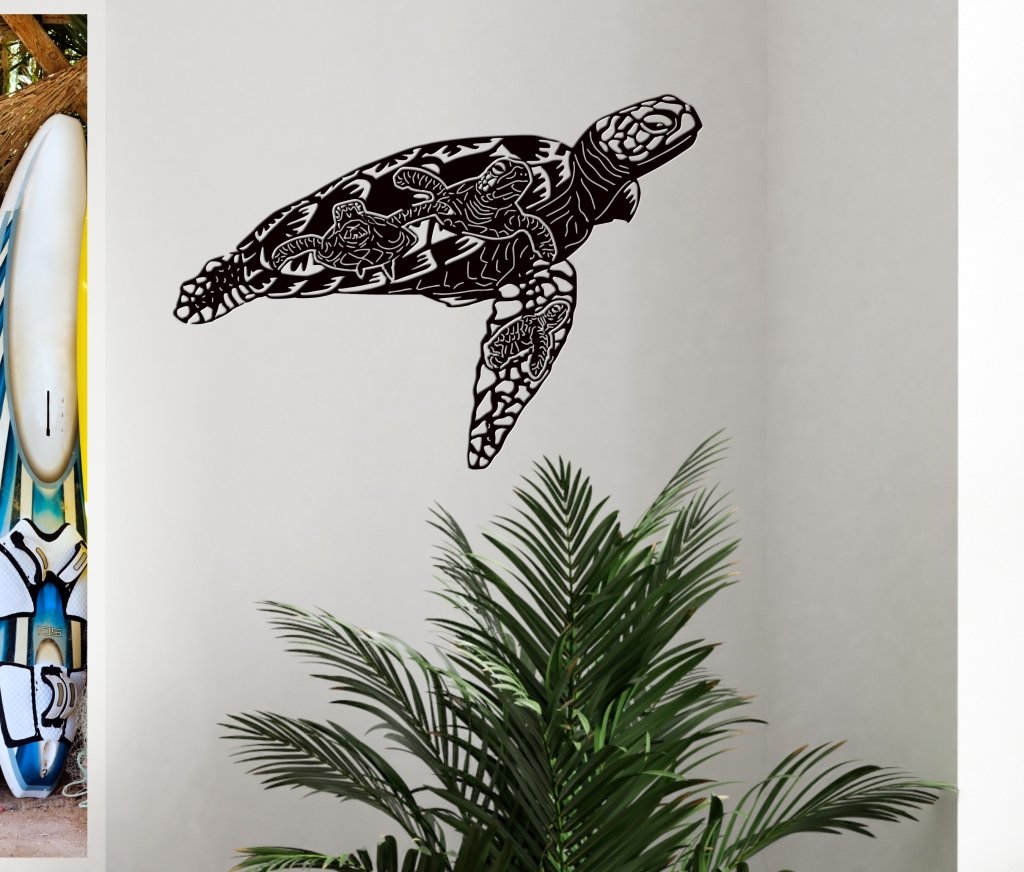 Sea Turtle Scene - Simply Royal Design
