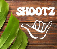 Thumbnail for Shootz Sign - Simply Royal Design