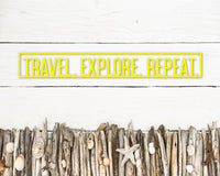 Thumbnail for Travel Wall Decor | Travel Explore Repeat Sign