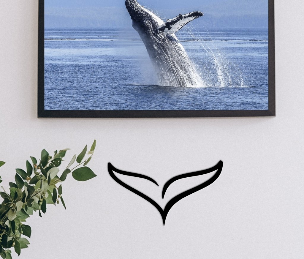 Whale Tail Wall Art - Simply Royal Design